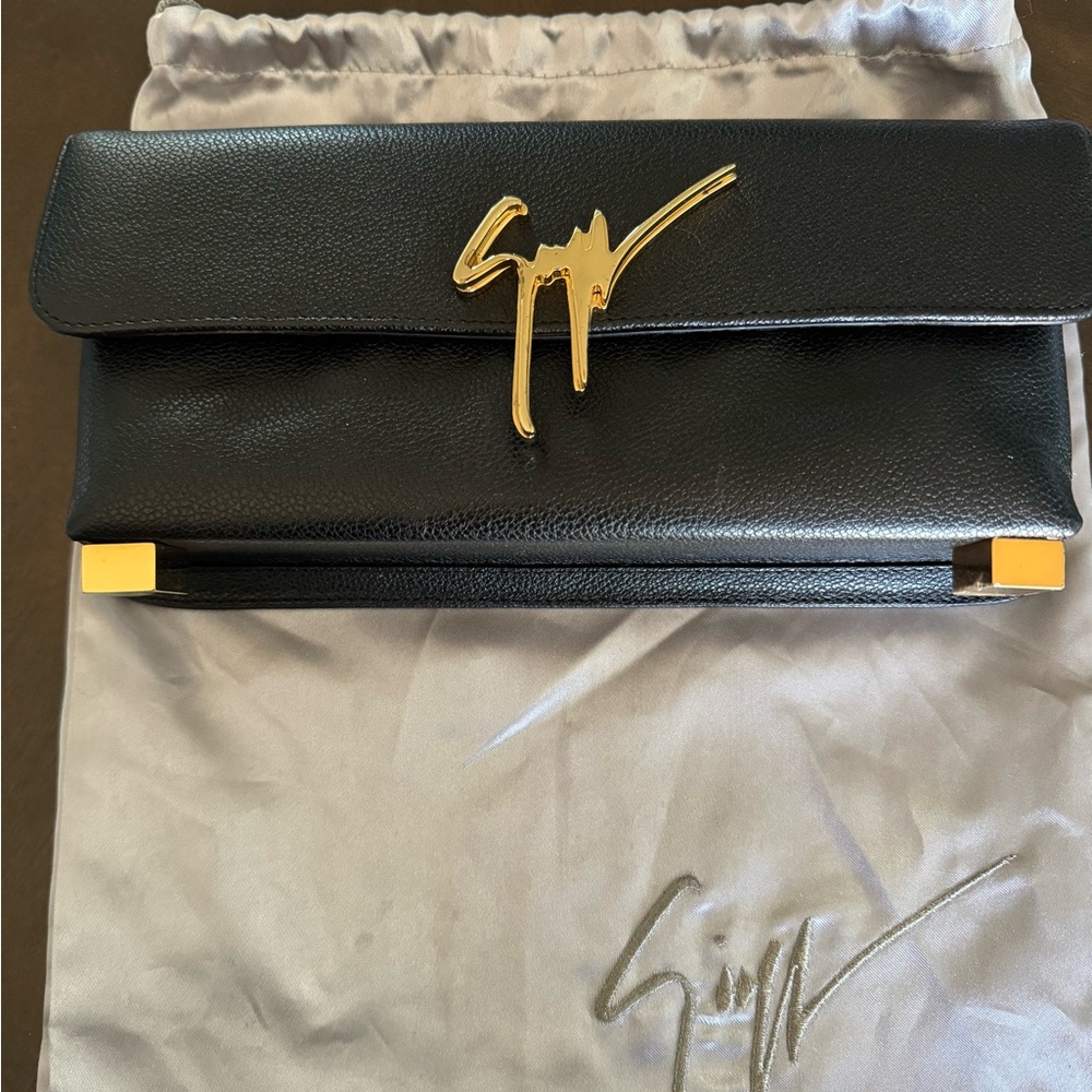 GIUSEPPE ZANOTTI Embellished Leather Crossbody Bag